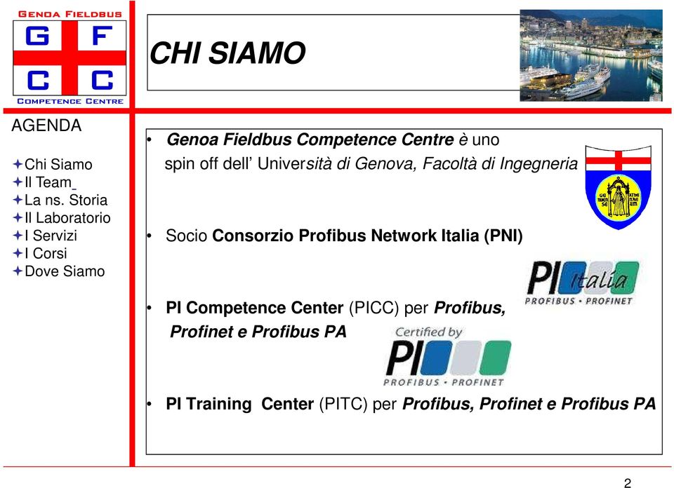 Network Italia (PNI) PI Competence Center (PICC) per Profibus,