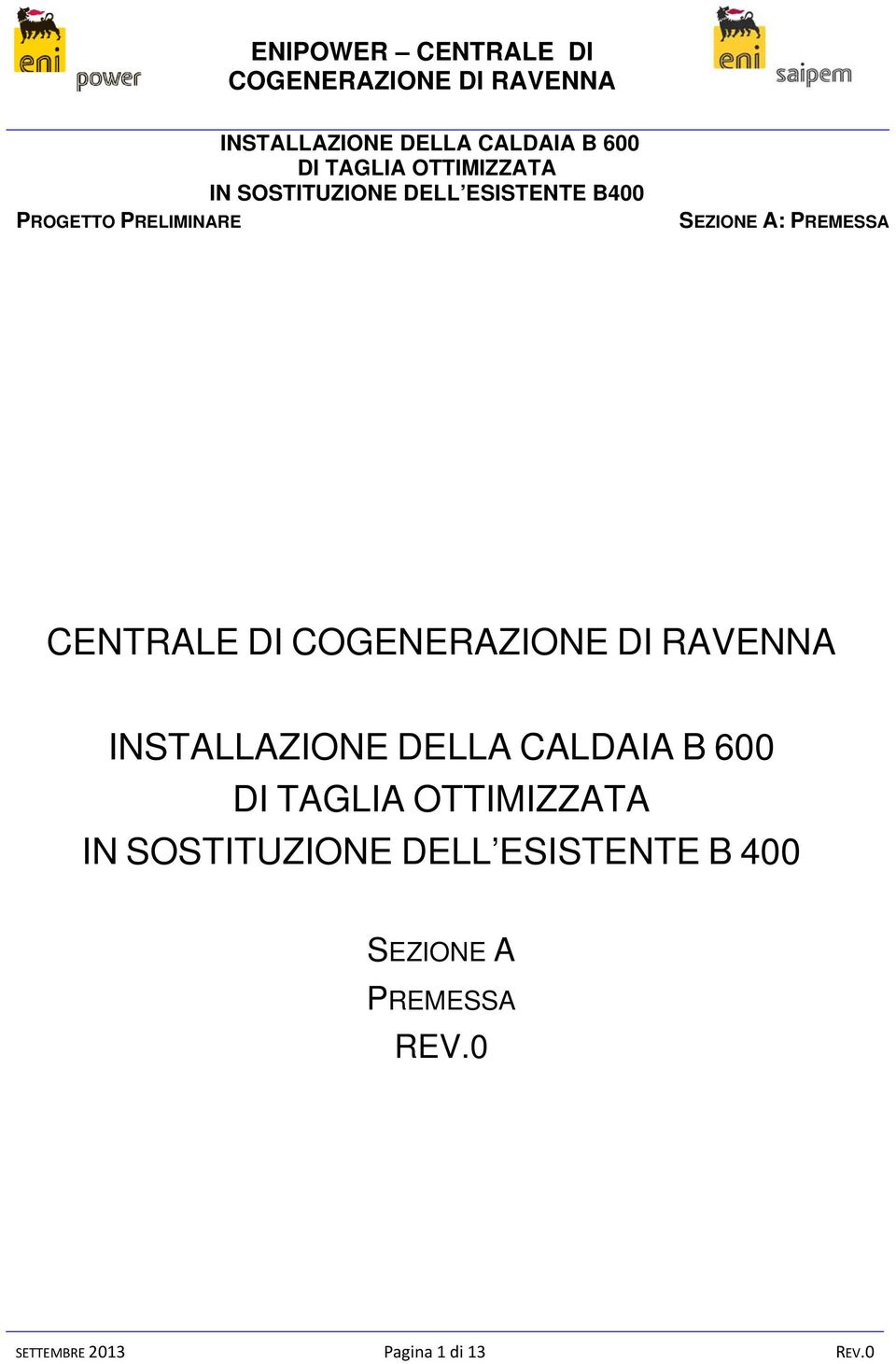 SEZIONE A PREMESSA REV.