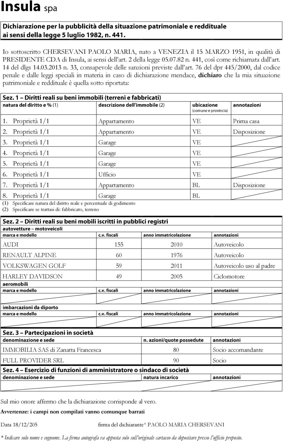 Proprietà 1/1 Appartamento VE Prima casa 2. Proprietà 1/1 Appartamento VE Disposizione 3. Proprietà 1/1 Garage VE 4. Proprietà 1/1 Garage VE 5. Proprietà 1/1 Garage VE 6. Proprietà 1/1 Ufficio VE 7.