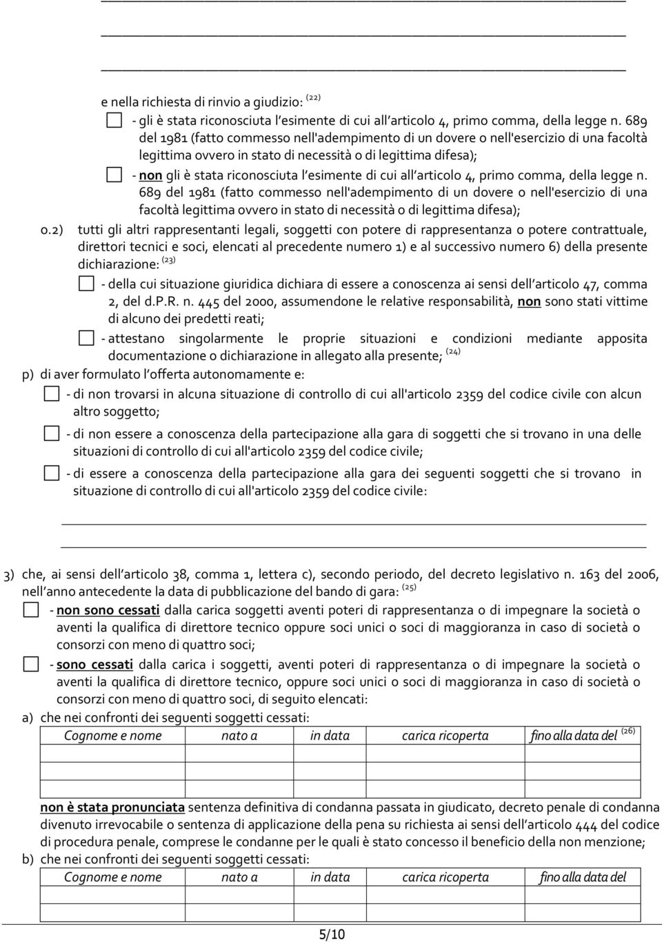 cui all articolo 4, primo comma, della legge n.