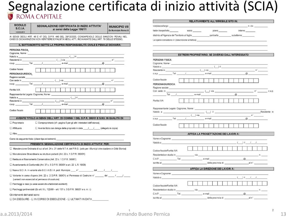 attività (SCIA)