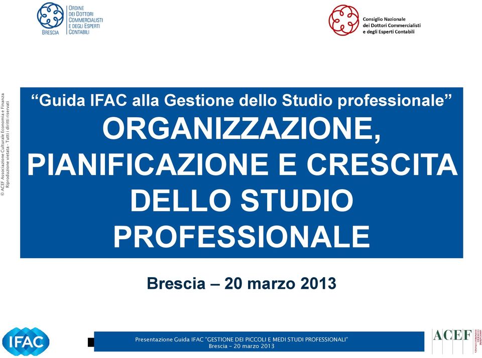 ORGANIZZAZIONE, PIANIFICAZIONE