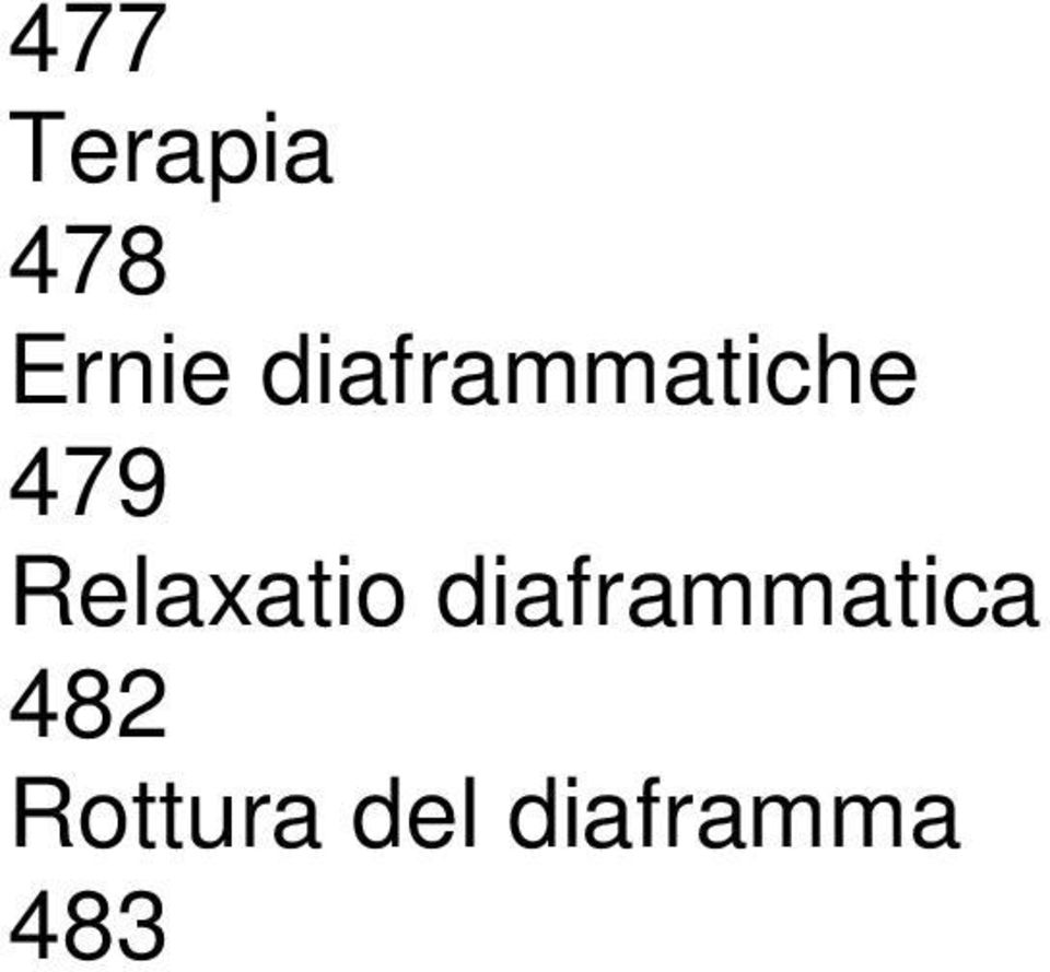 Relaxatio diaframmatica