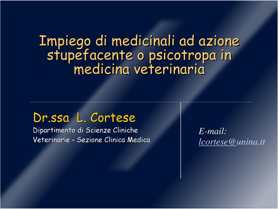 Cortese Dipartimento di Scienze Cliniche