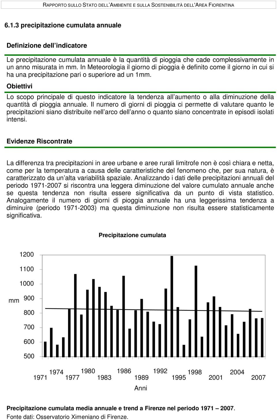 In Meteorologia il giorno di pioggia è definito come il giorno in cui si ha una precipitazione pari o superiore ad un 1mm.