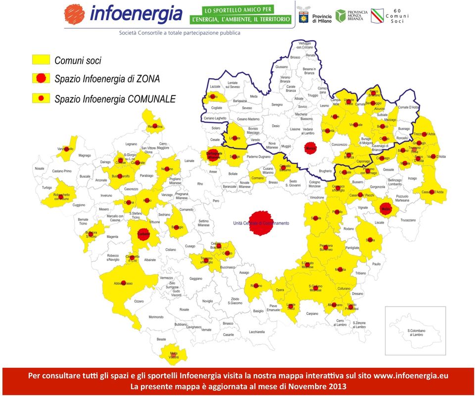mappa interayva sul sito www.infoenergia.