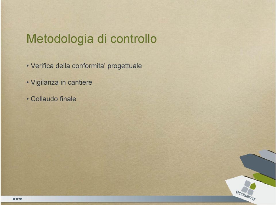 conformita progettuale