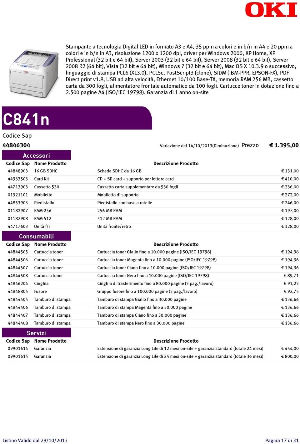 0), PCL5c, PostScript3 (clone), SIDM (IBM-PPR, EPSON-FX), PDF Direct print v1.