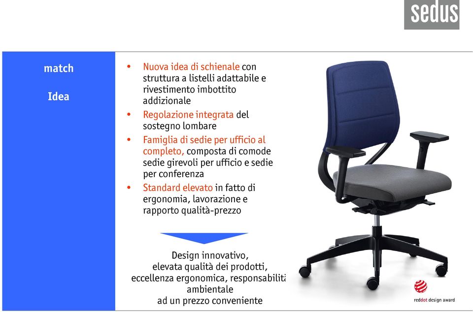 ufficio e sedie per conferenza Standard elevato in fatto di ergonomia, lavorazione e rapporto qualità-prezzo