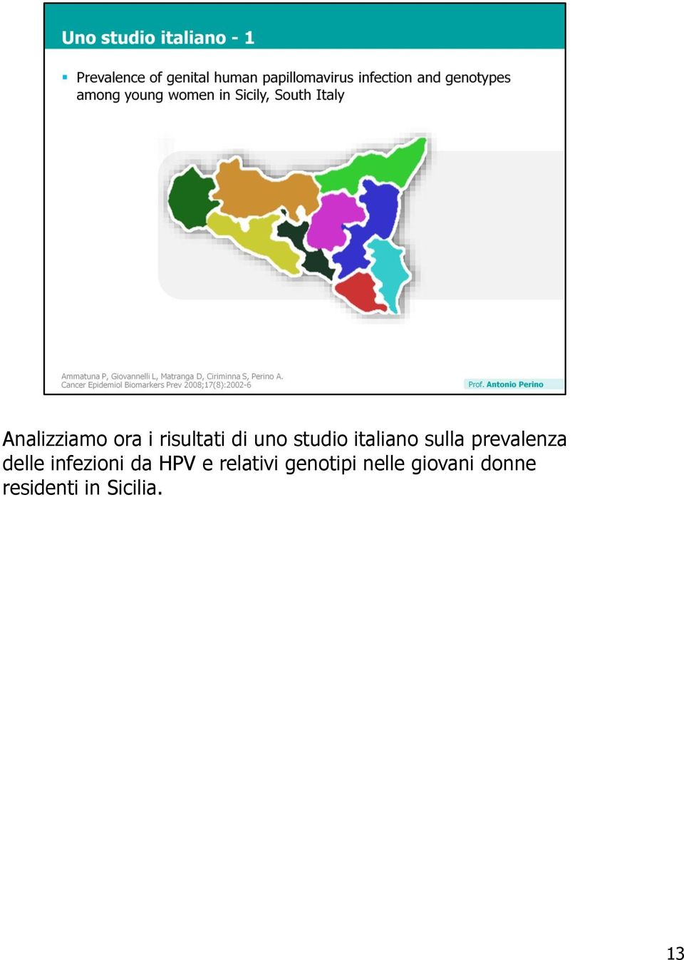 infezioni da HPV e relativi genotipi