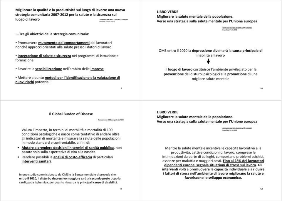 nei programmi di istruzione e formazione Favorire la sensibilizzazione nell ambito delle imprese (Bruxelles, 21.02.2007.