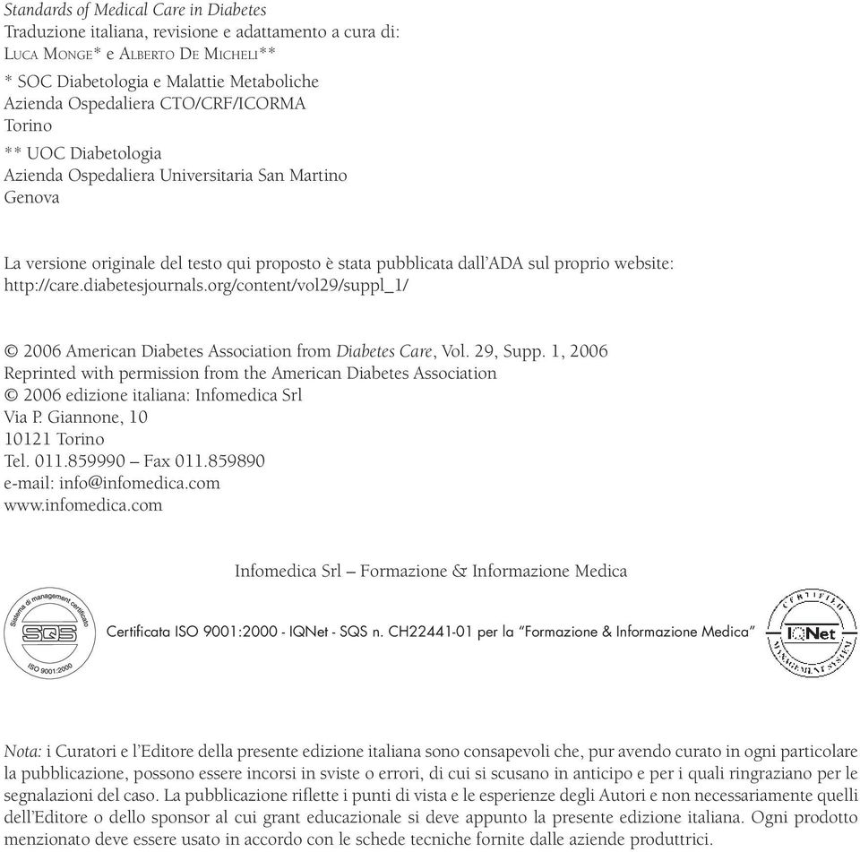 http://care.diabetesjournals.org/content/vol29/suppl_1/ 2006 American Diabetes Association from Diabetes Care, Vol. 29, Supp.