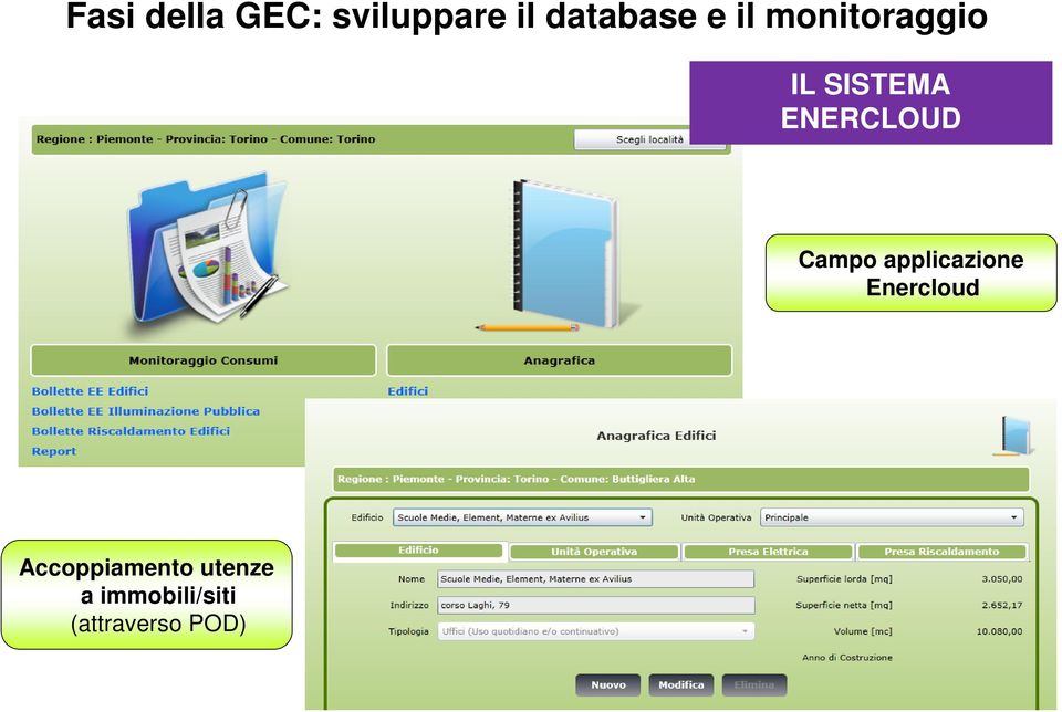 Campo applicazione Enercloud