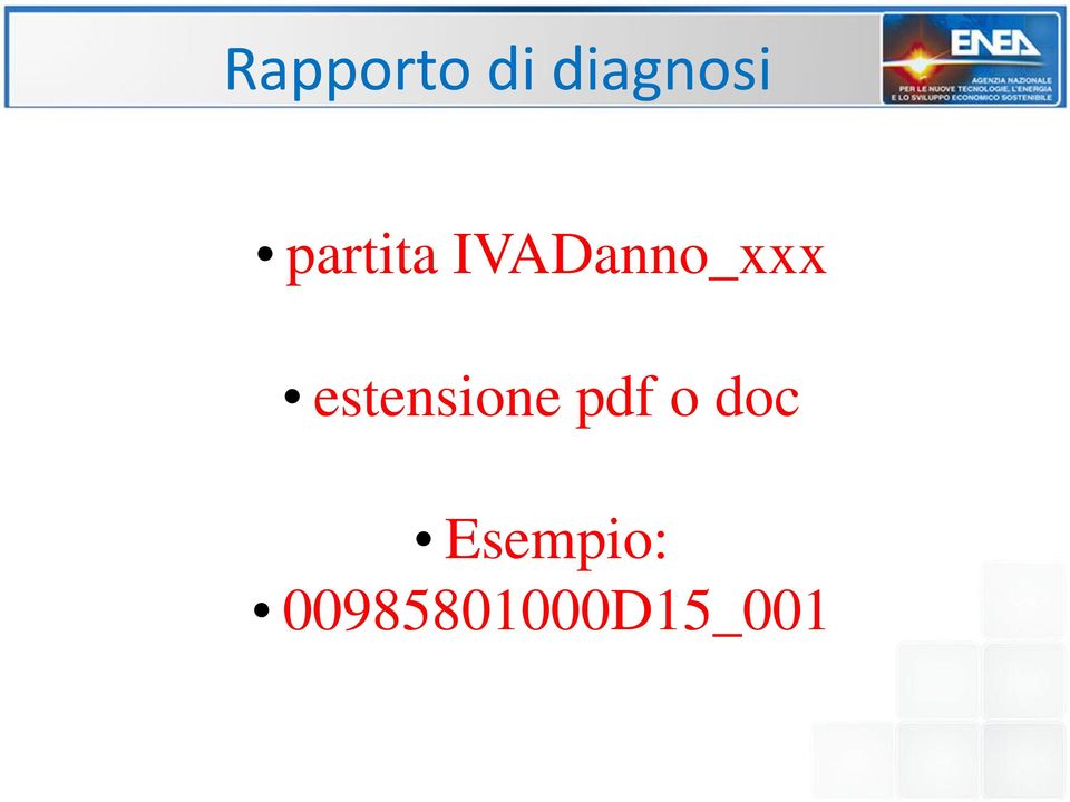 estensione pdf o doc