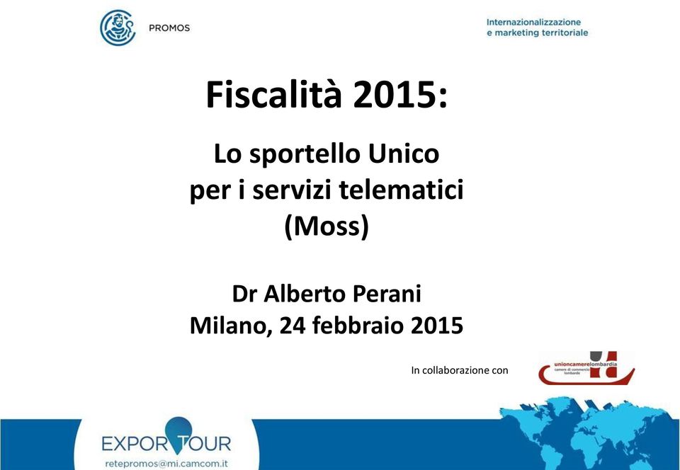 Perani Milano, 24 febbraio 2015 In