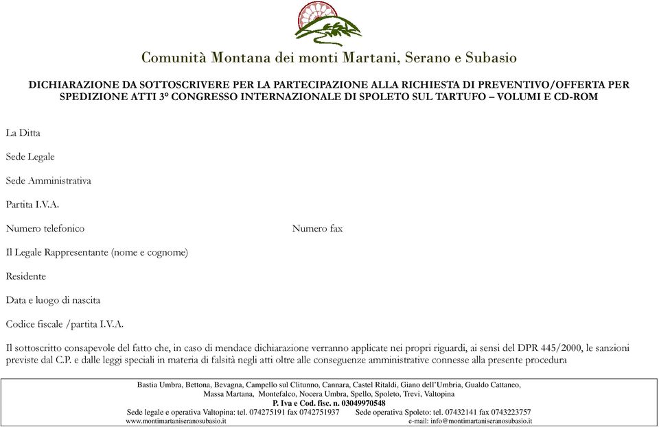 ministrativa Partita I.V.A.