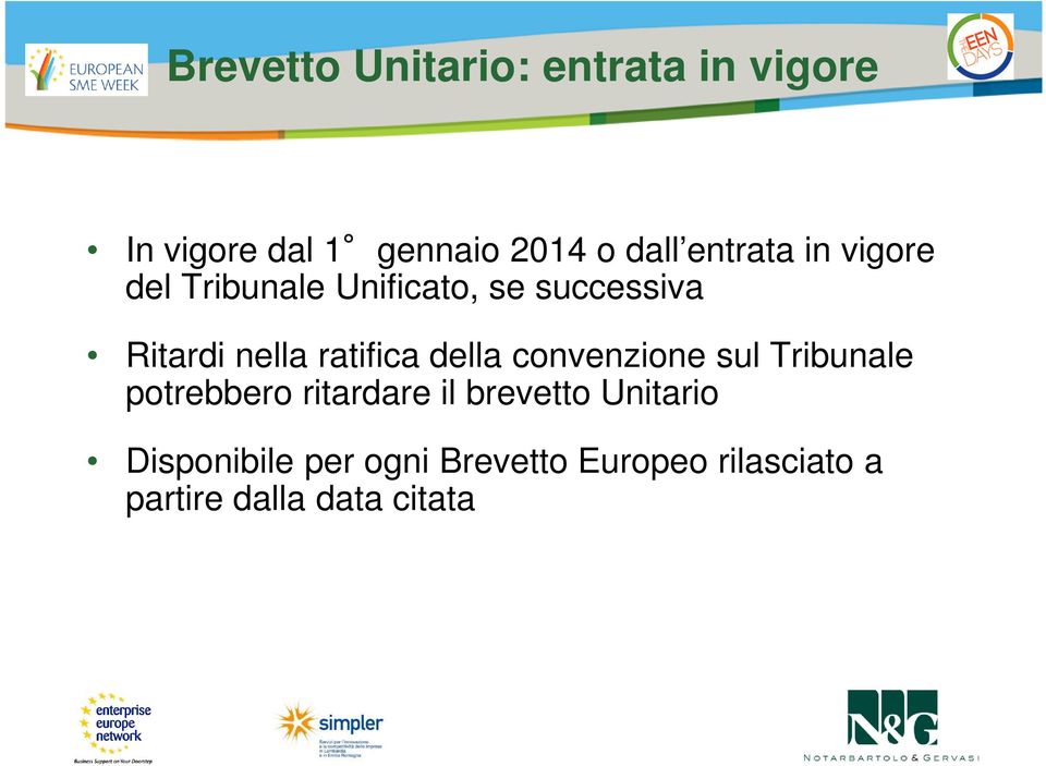 Ritardi nella ratifica della convenzione sul Tribunale potrebbero ritardare il