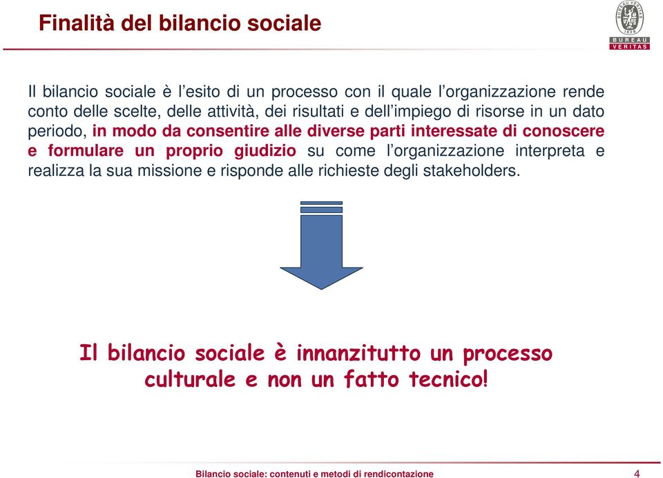 formulare un proprio giudizio su come l organizzazione interpreta e realizza la sua missione e risponde alle richieste degli stakeholders.