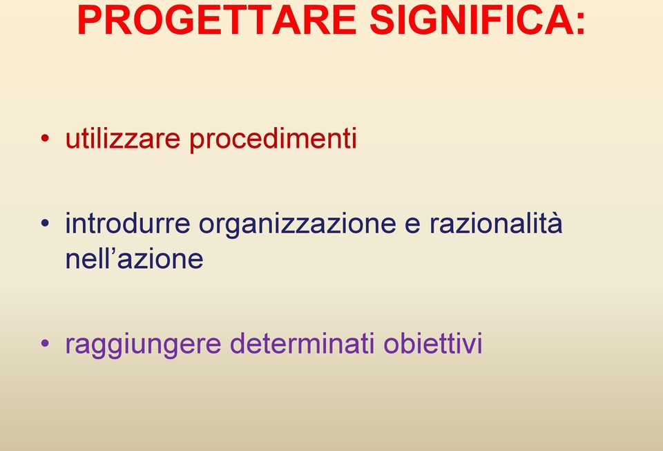 organizzazione e razionalità