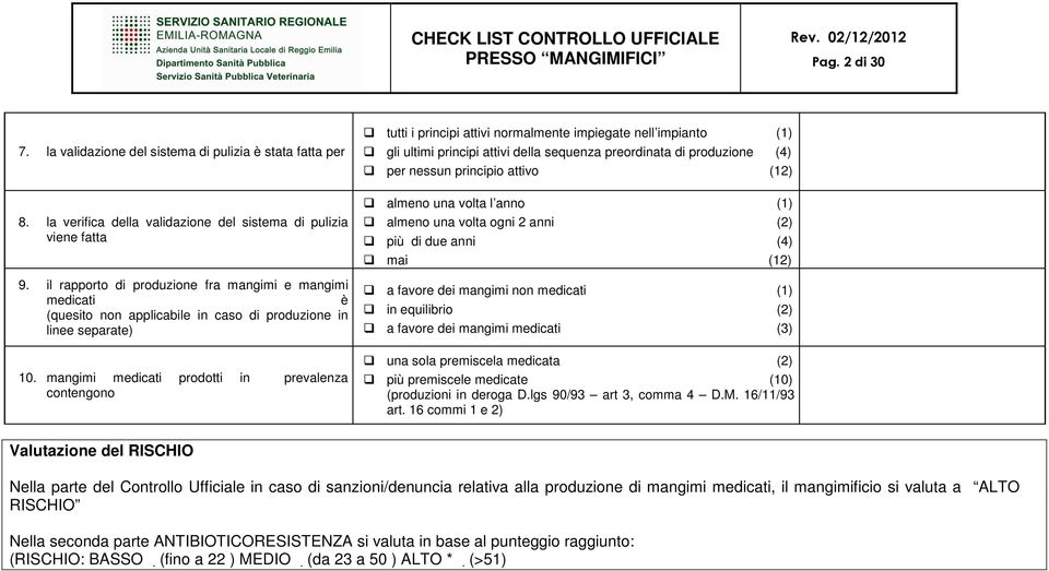 mangimi medicati prodotti in prevalenza contengono tutti i principi attivi normalmente impiegate nell impianto (1) gli ultimi principi attivi della sequenza preordinata di produzione (4) per nessun