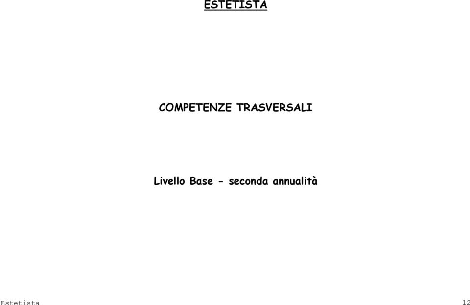 Livello Base -