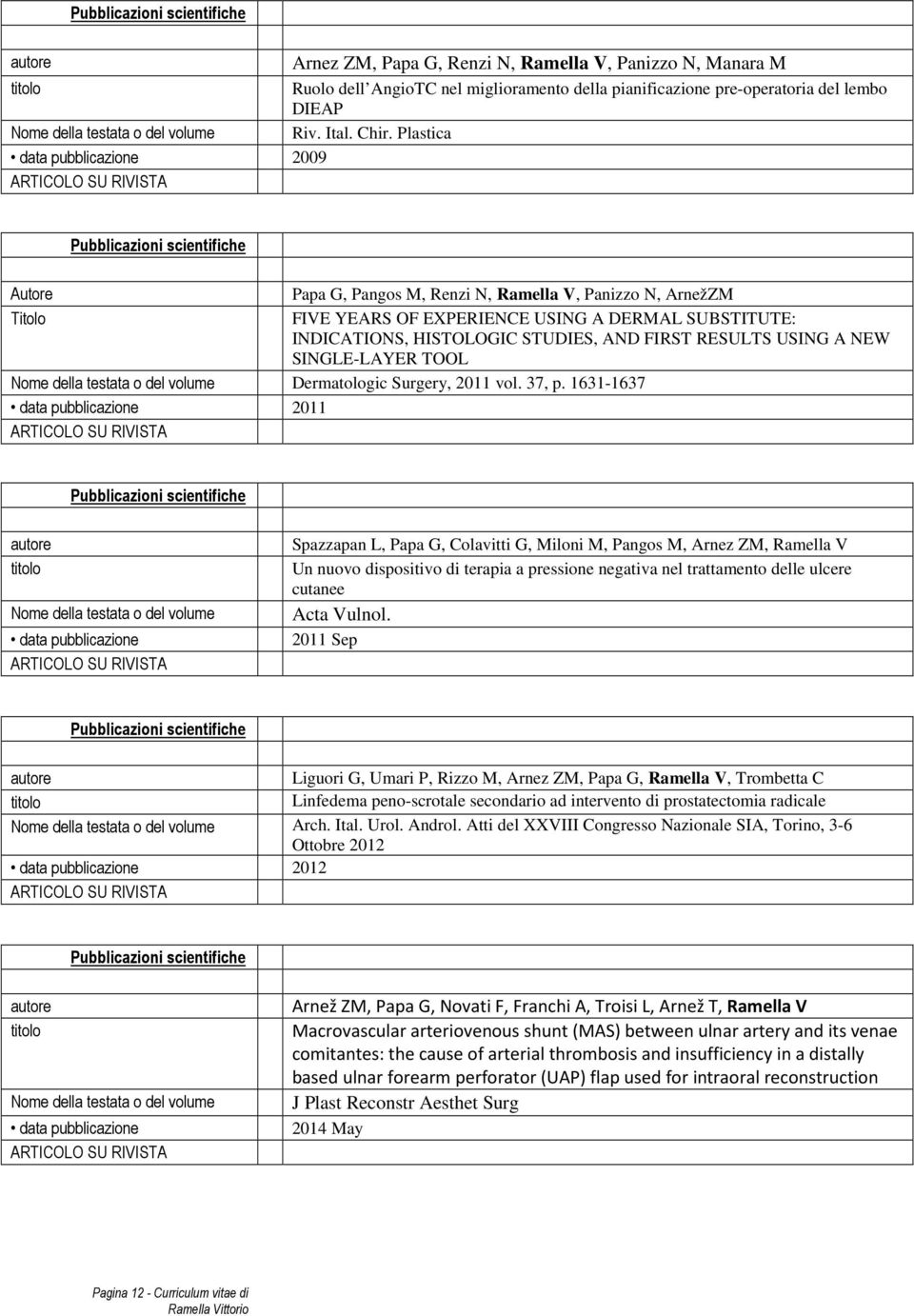 SINGLE-LAYER TOOL Nome della testata o del volume Dermatologic Surgery, 2011 vol. 37, p.