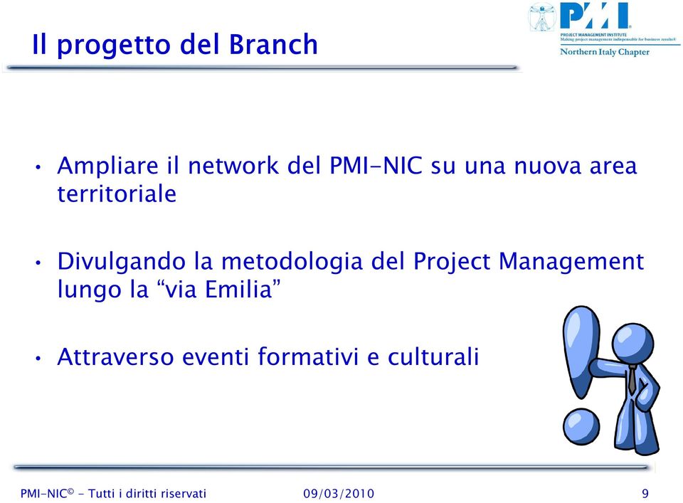 Project Management lungo la via Emilia Attraverso eventi