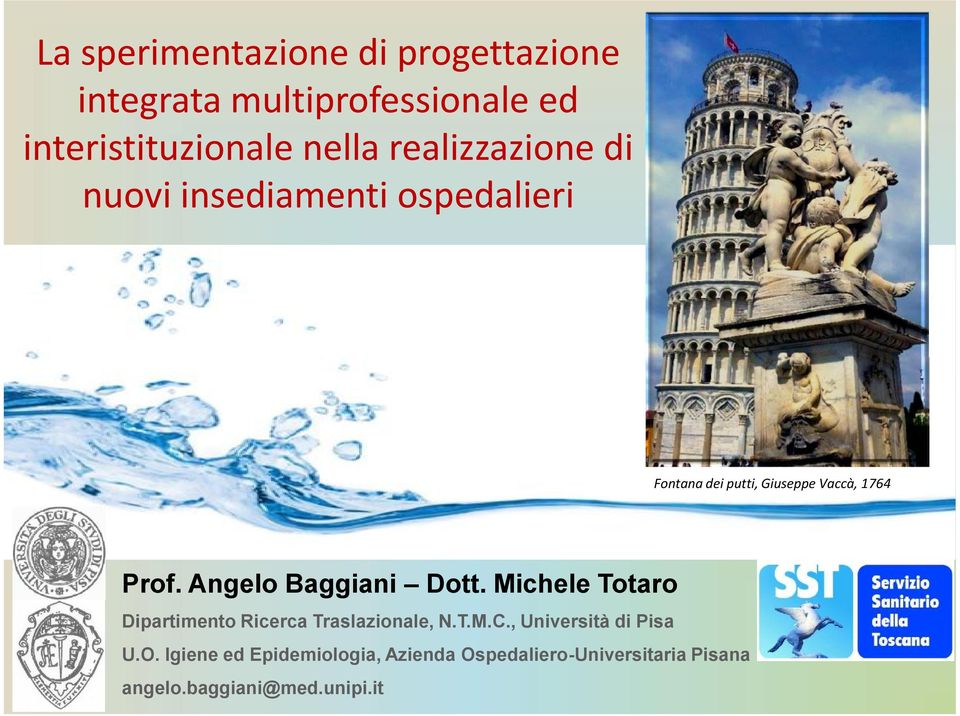 Angelo Baggiani Dott. Michele Totaro Dipartimento Ricerca Traslazionale, N.T.M.C.