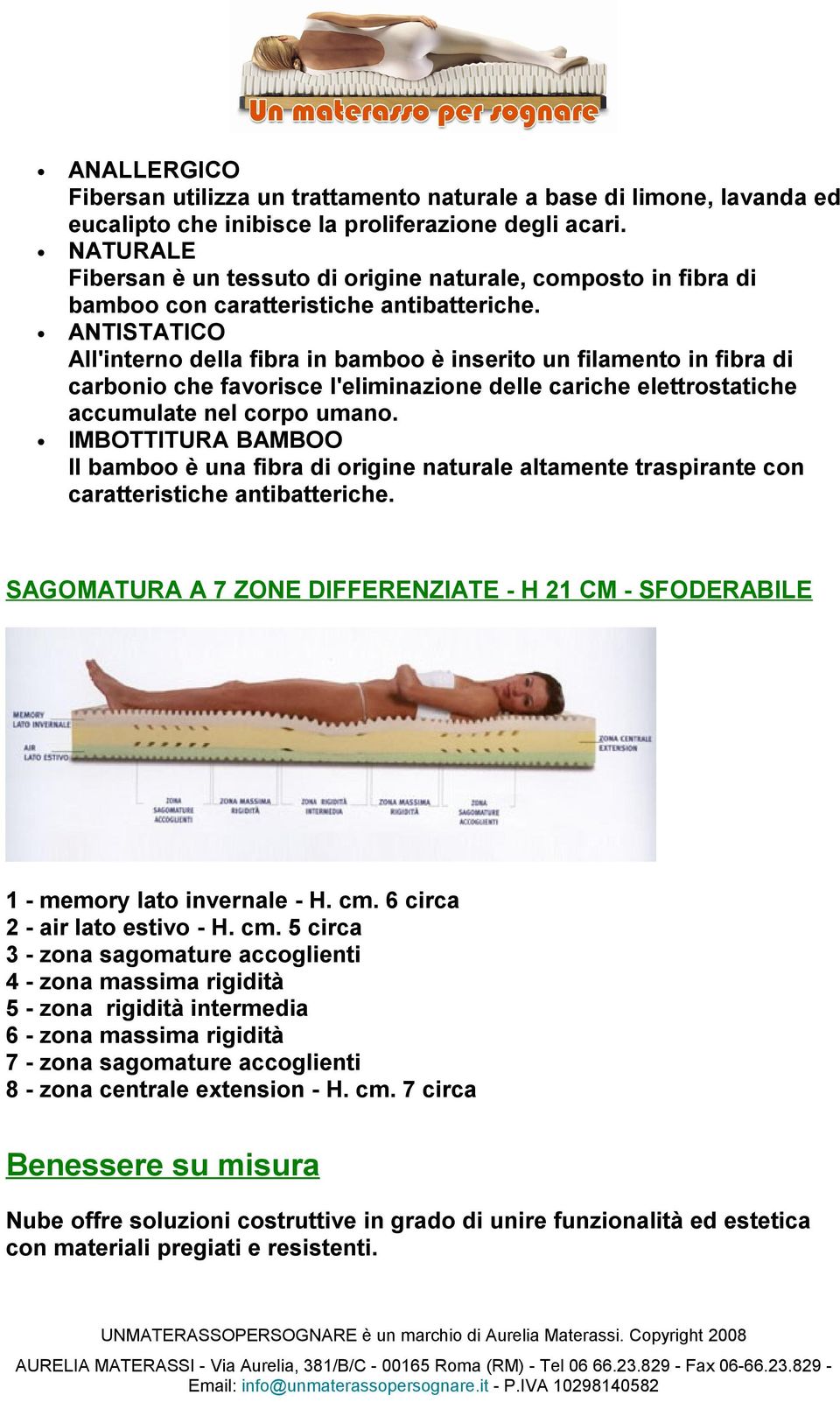 ANTISTATICO All'interno della fibra in bamboo è inserito un filamento in fibra di carbonio che favorisce l'eliminazione delle cariche elettrostatiche accumulate nel corpo umano.