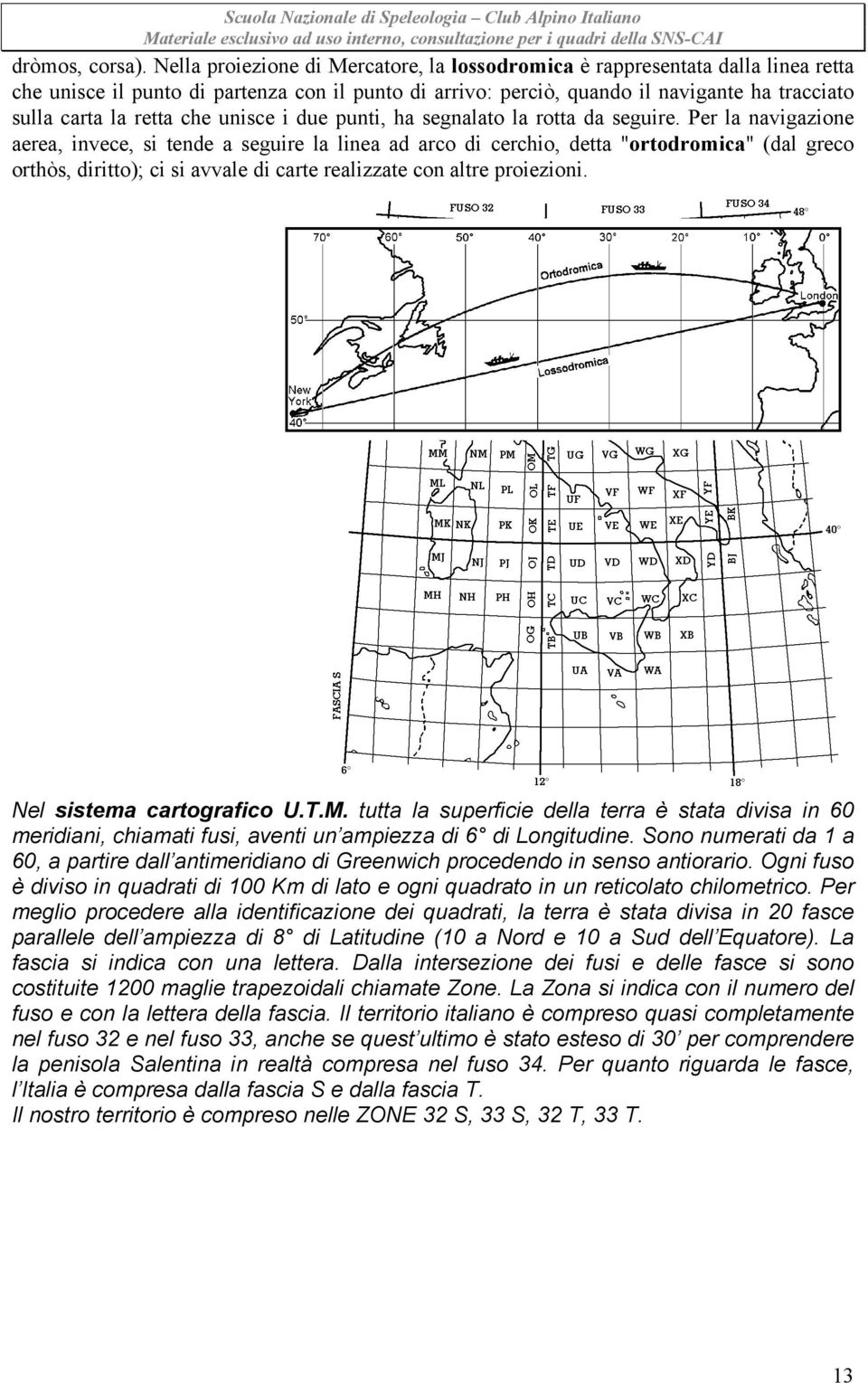 che unisce i due punti, ha segnalato la rotta da seguire.