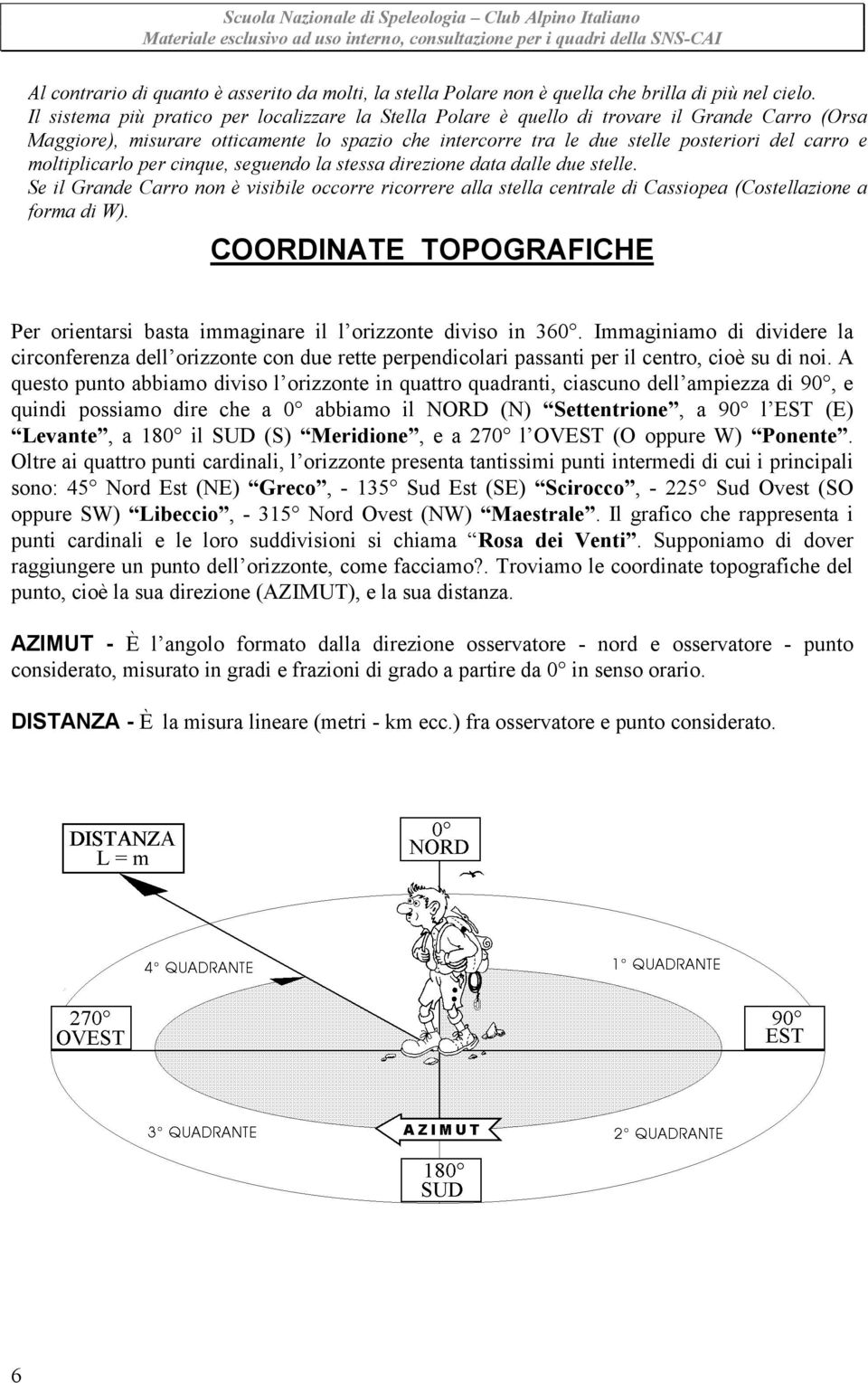 moltiplicarlo per cinque, seguendo la stessa direzione data dalle due stelle. Se il Grande Carro non è visibile occorre ricorrere alla stella centrale di Cassiopea (Costellazione a forma di W).