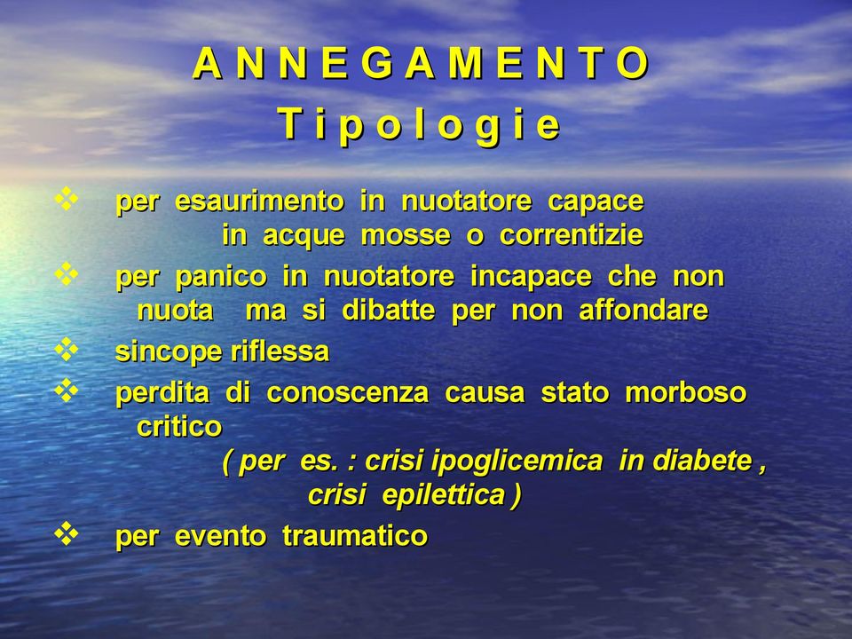 dibatte per non affondare sincope riflessa perdita di conoscenza causa stato