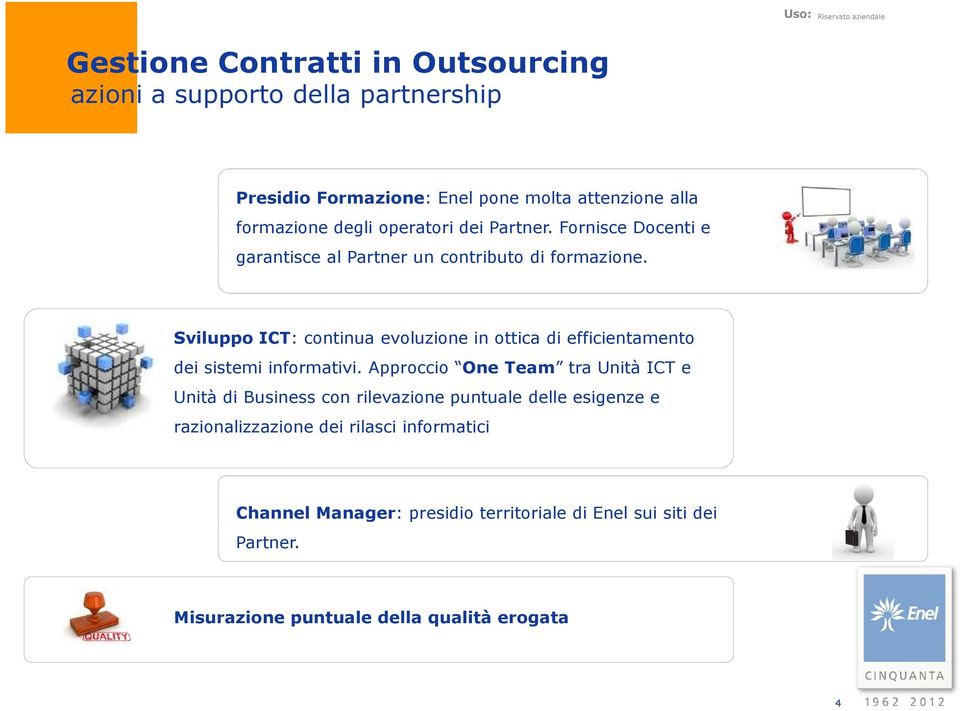 Sviluppo ICT: continua evoluzione in ottica di efficientamento dei sistemi informativi.