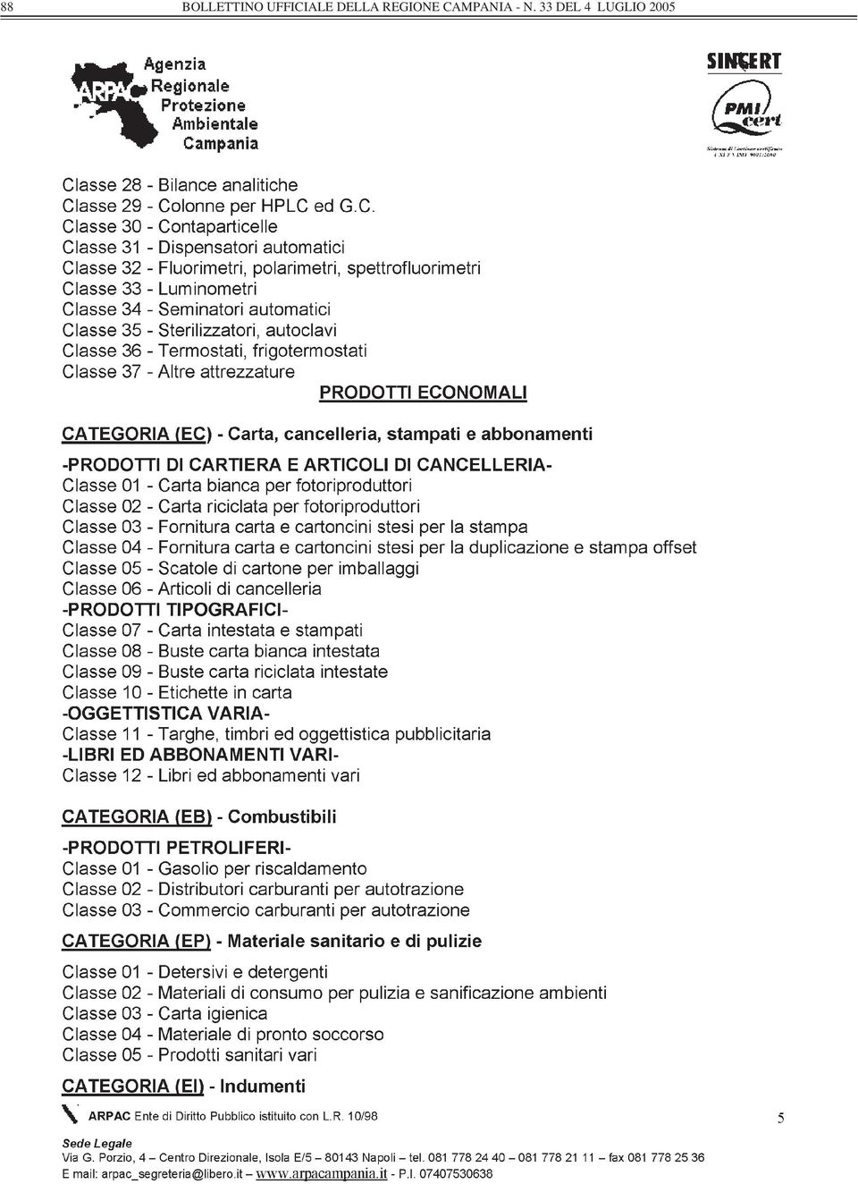 REGIONE CAMPANIA