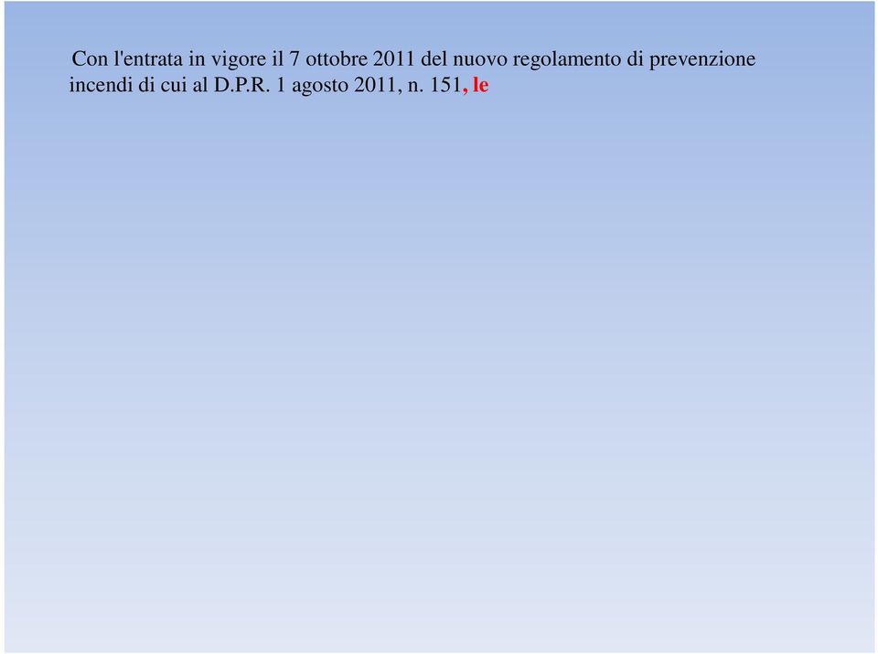 Si può evincere che rientrano tra le attività soggette (in linea con i precedenti quesiti) le fiere e quartieri fieristici.