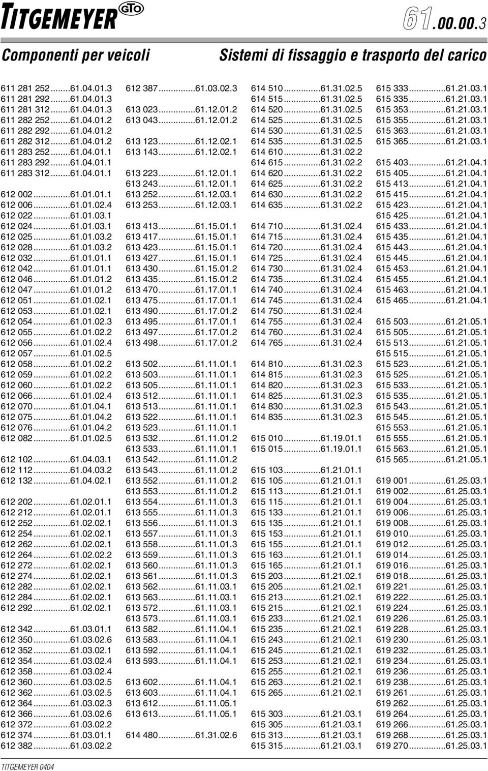 ..61.01.01.1 612 046...61.01.01.2 612 047...61.01.01.2 612 051...61.01.02.1 612 053...61.01.02.1 612 054...61.01.02.3 612 055...61.01.02.2 612 056...61.01.02.4 612 057...61.01.02.5 612 058...61.01.02.2 612 059.