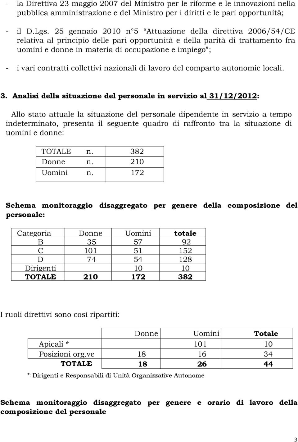 contratti collettivi nazionali di lavoro del comparto autonomie locali. 3.