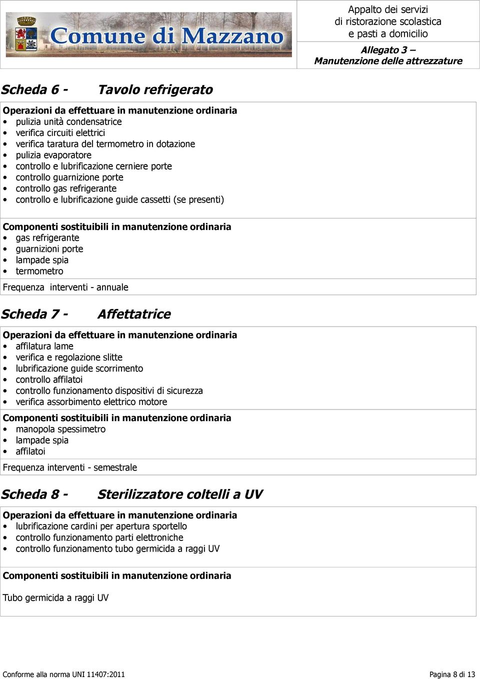 verifica e regolazione slitte lubrificazione guide scorrimento controllo affilatoi controllo funzionamento dispositivi di sicurezza verifica assorbimento elettrico motore manopola spessimetro