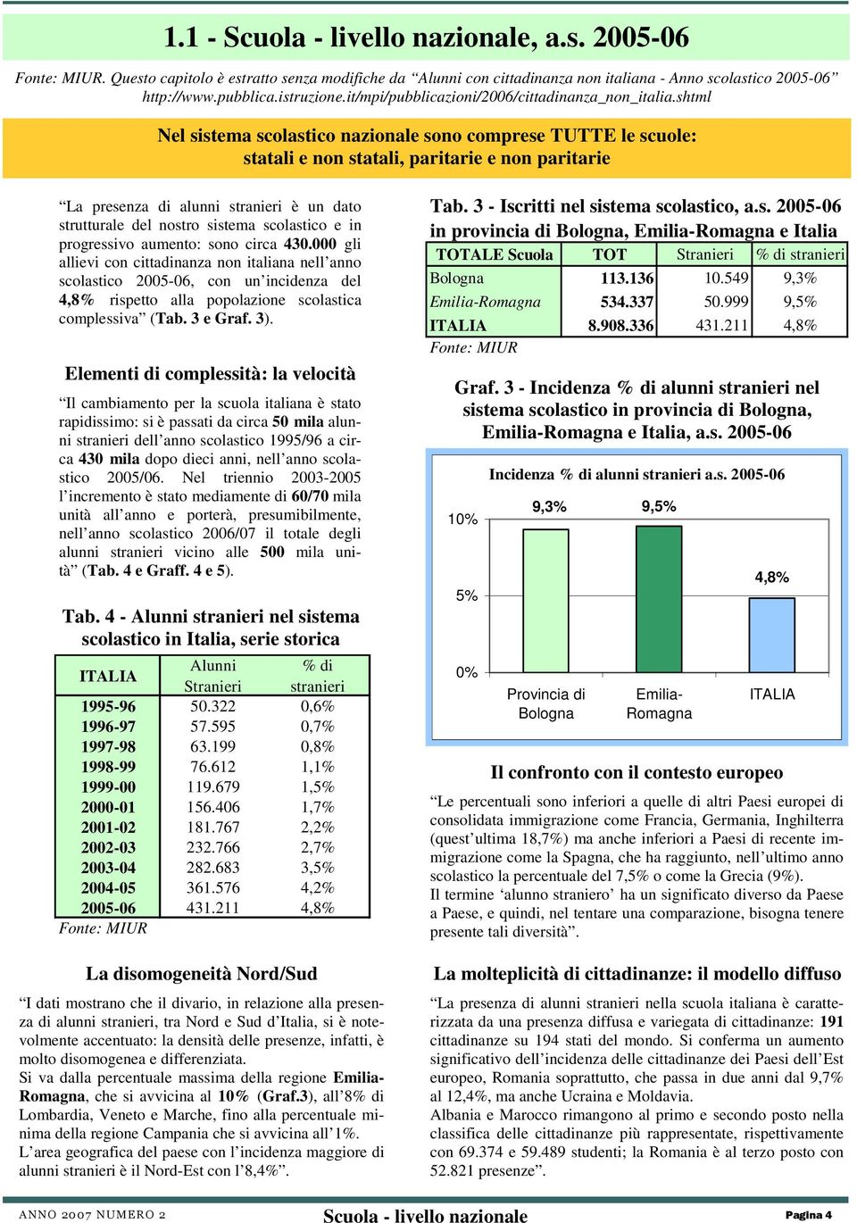 shtml Nel sistema scolastico nazionale sono comprese TUTTE le scuole: statali e non statali, paritarie e non paritarie La presenza di alunni è un dato strutturale del nostro sistema scolastico e in