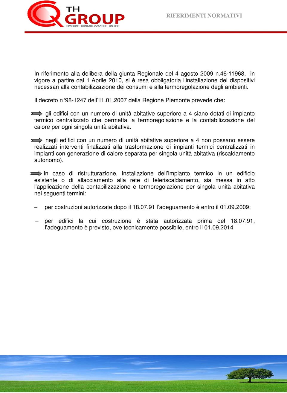 Il decreto n 98-1247 dell 11.01.