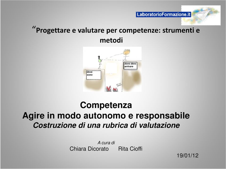 responsabile Costruzione di una rubrica di