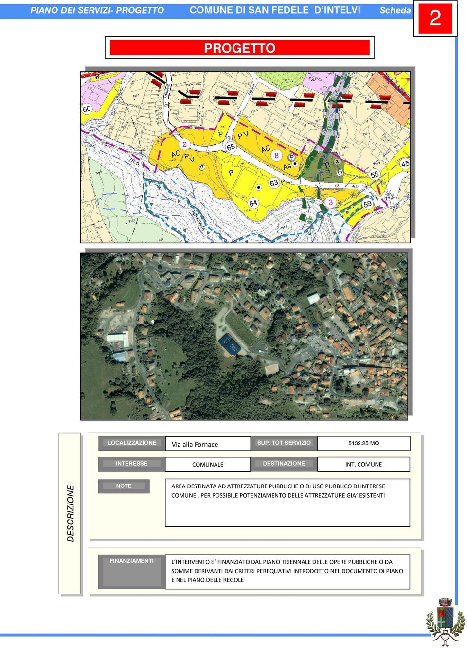 POSSIBILE POTENZIAMENTO DELLE ATTREZZATURE GIA ESISTENTI L INTERVENTO E FINANZIATO DAL PIANO