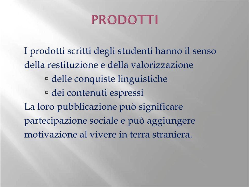 dei contenuti espressi La loro pubblicazione può significare