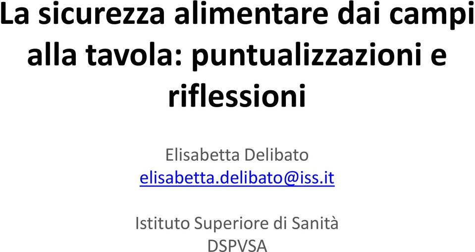 Elisabetta Delibato elisabetta.