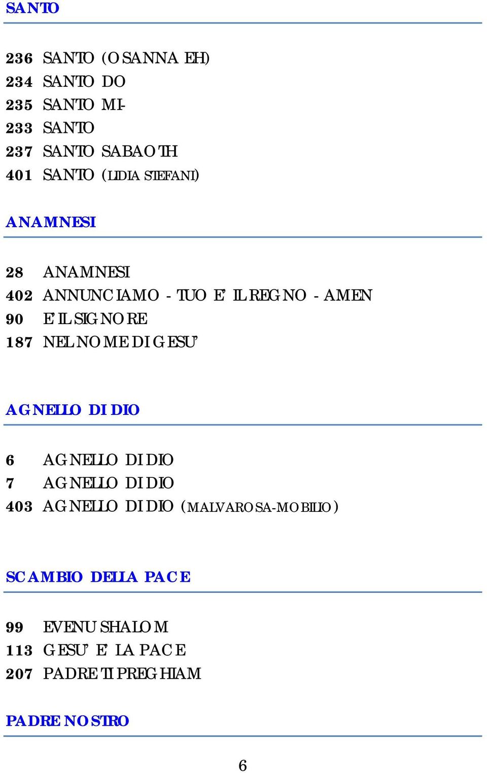 NEL NOME DI GESU AGNELLO DI DIO 6 AGNELLO DI DIO 7 AGNELLO DI DIO 403 AGNELLO DI DIO