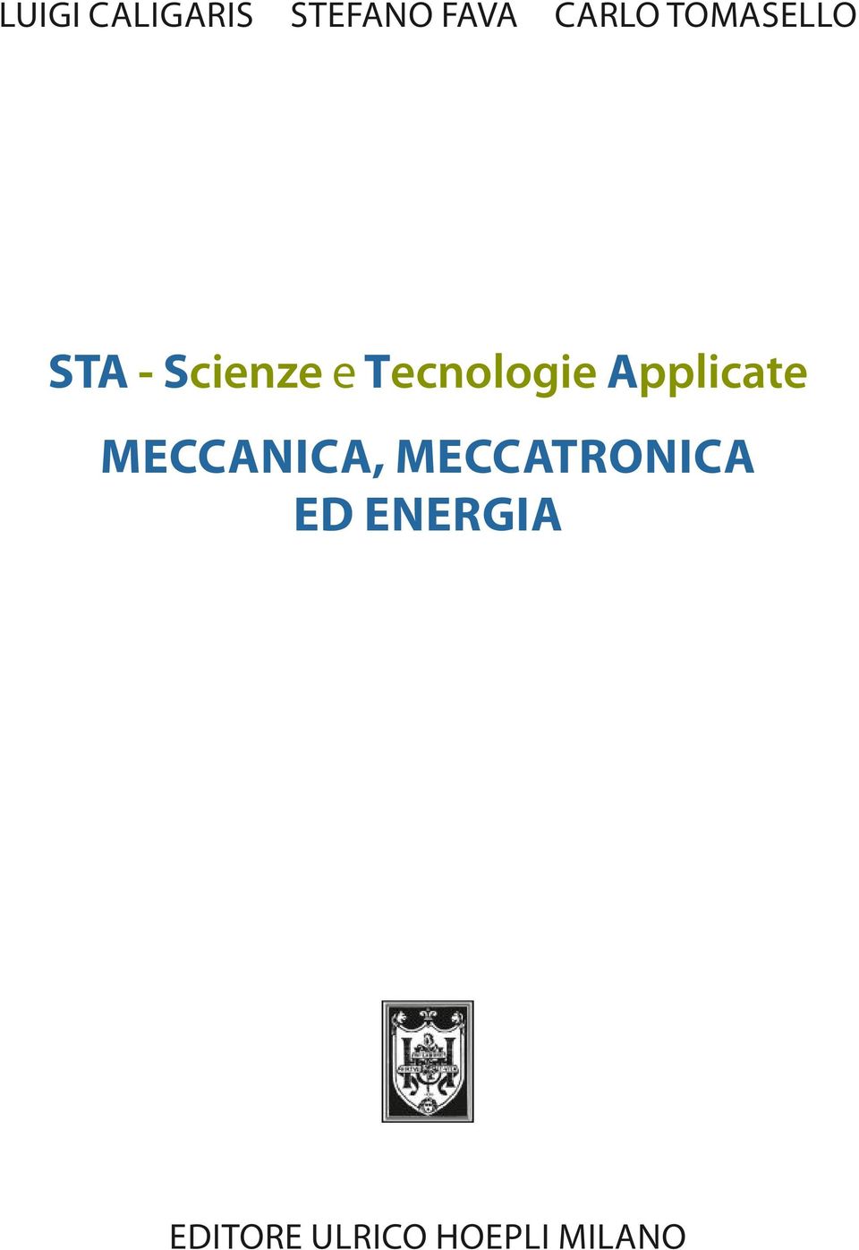 Applicate MeccAnicA, MeccATronicA ed