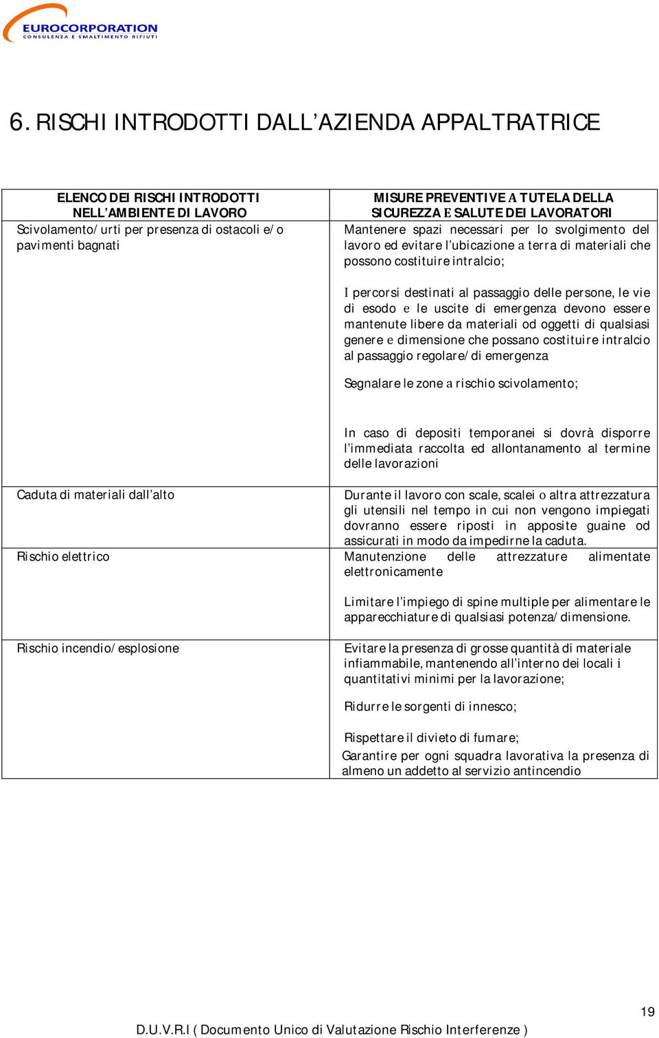 di esodo le uscite di emergenza devono essere mantenuteliberedamaterialiodoggettidiqualsiasi generedimensionechepossanocostituireintralcio alpassaggioregolare/diemergenza