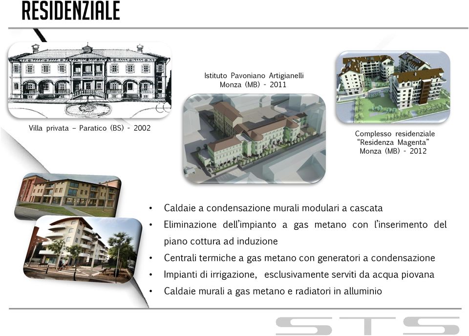 impianto a gas metano con l inserimento del piano cottura ad induzione Centrali termiche a gas metano con generatori a