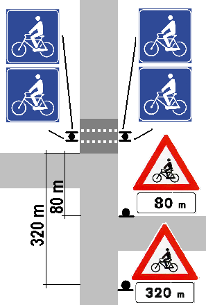 6 TRACCIATO - Interferenza 6 TRACCIATO - Interferenza 045 Attraversame nto pedonale pericolo Art. 84 Art. 88 Art. 135 passaggio di pedoni, contraddistinto dagli appositi segni sulla carreggiata Fig.