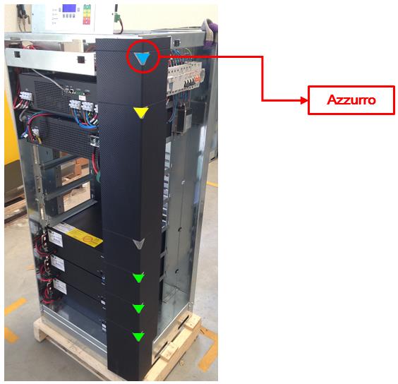 Se l allarme persiste contattare il supporto tecnico di riferimento. Verificare inoltre che il led di sistema in alto sia acceso e di colore azzurro. 2.